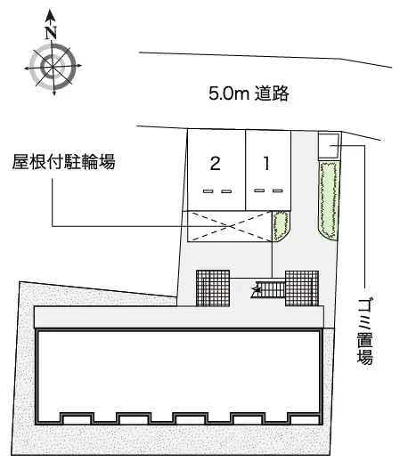 ★手数料０円★尼崎市元浜町４丁目　月極駐車場（LP）